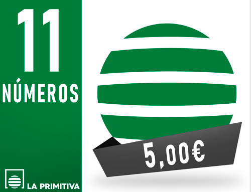Primitiva - 11 n�meros asegurando 4 aciertos - 5,00 Euros