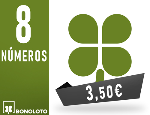 Bonoloto - 8 n�meros asegurando 4 sobre 4 aciertos - 3,50 Euros