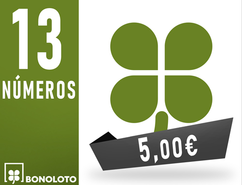 Bonoloto - 13 n�meros asegurando 4 aciertos - 5,00 Euros