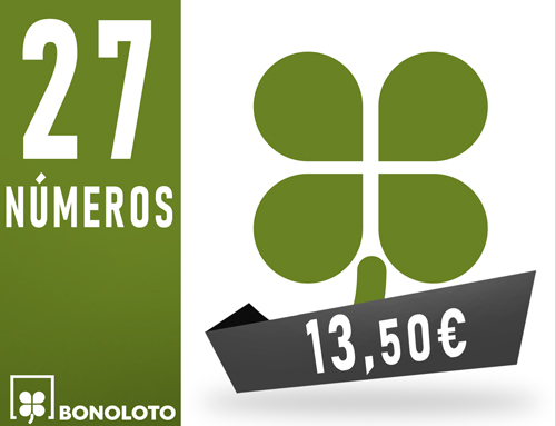 Bonoloto - 27 n�meros asegurando 3 aciertos - 13,50 Euros